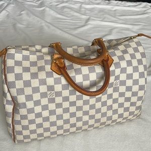 LOUIS VUITTON DAMIER AZUR CANVAS SPEEDY 35